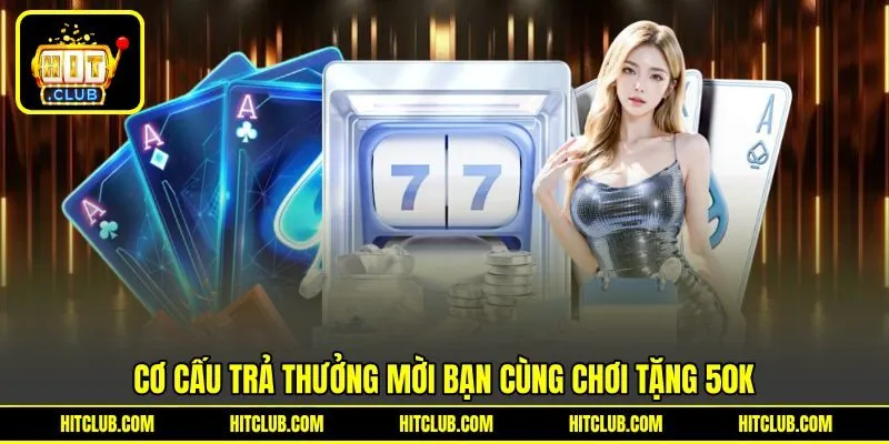 Cơ cấu trả thưởng mời bạn cùng chơi tặng 50K Cơ cấu trả thưởng mời bạn cùng chơi tặng 50K