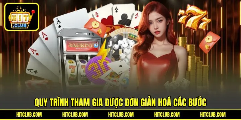 Quy trình tham gia được đơn giản hoá các bước